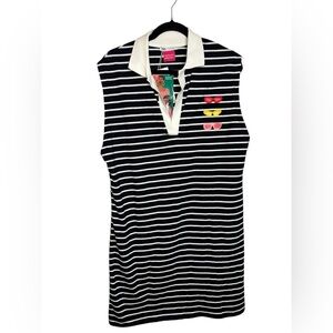 Zara Natacha Paschal Striped Sleeveless Dress Women's Size M Limited Edition NWT